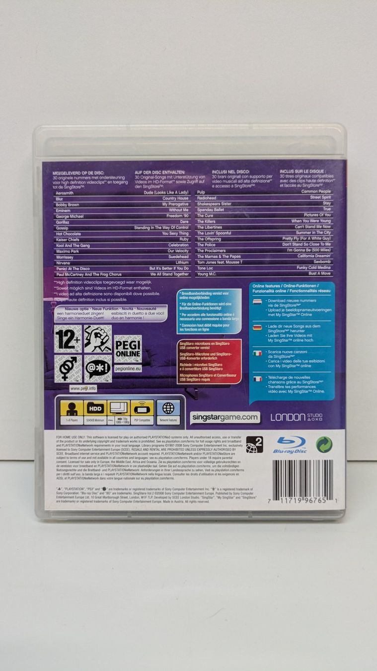Giochi: Singstar Vol. 2 - PlayStation 3 – Usato da Menziken venduto da mame18 2