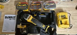 Dewalt 3x 9AH Flexvolt Akkus mit DCG405 Winkelschleife