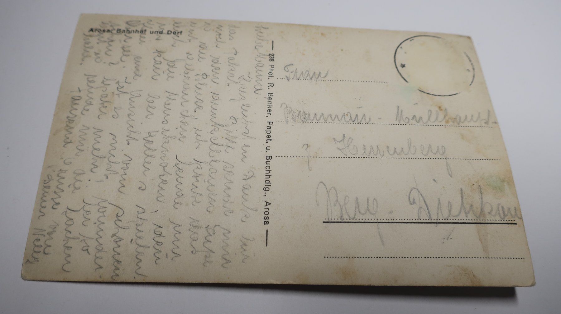 Cartoline postali: Arosa Bahnhof und Dorf – Difettoso da Cormoret venduto da Pascalll2001 6