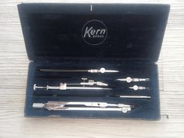 Kern Aarau Zierkelset, Reiszeug, Zeichengerät.