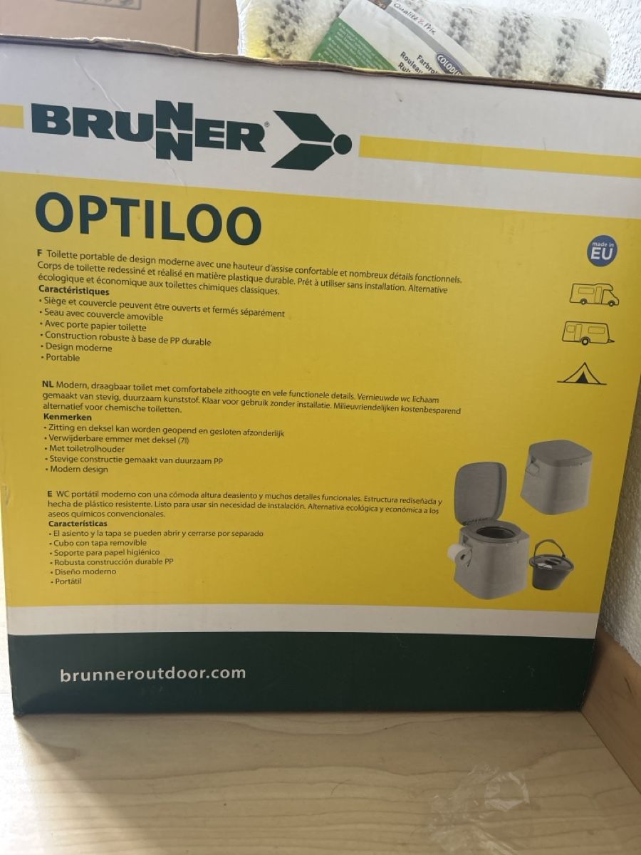 WC: Brunner Optiloo Camping Toilette – Nuovo e nell'imballaggio originale da Buonas venduto da Shiggy29 1