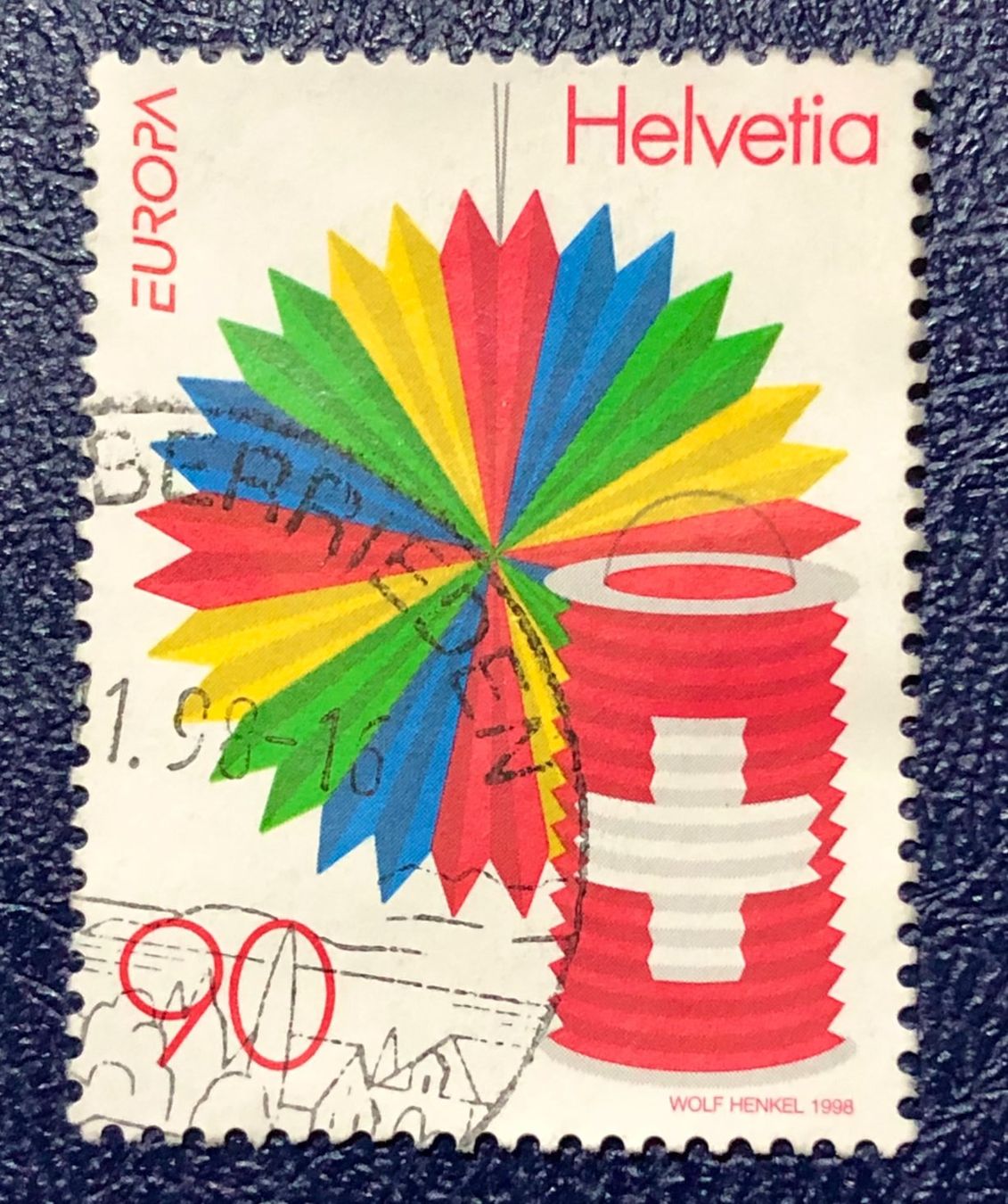 Tutti i francobolli: Nr.952 Nationalfeiertag-Lampions Sondermarken GESTEMPELT  – Usato da Aarau venduto da Billa007
