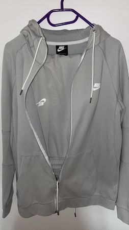 Ensemble survêtement Nike gris zippé capuche taille L