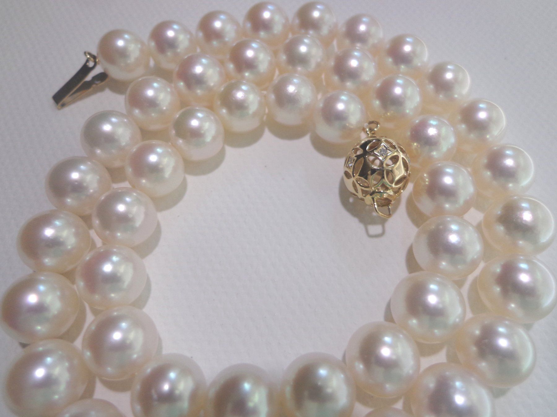 Catenine: Grosse Akoya Perlen Kette  Collier 14KGG – Nuovo (secondo la descrizione) da Steinen venduto da Kleine_sonne 2