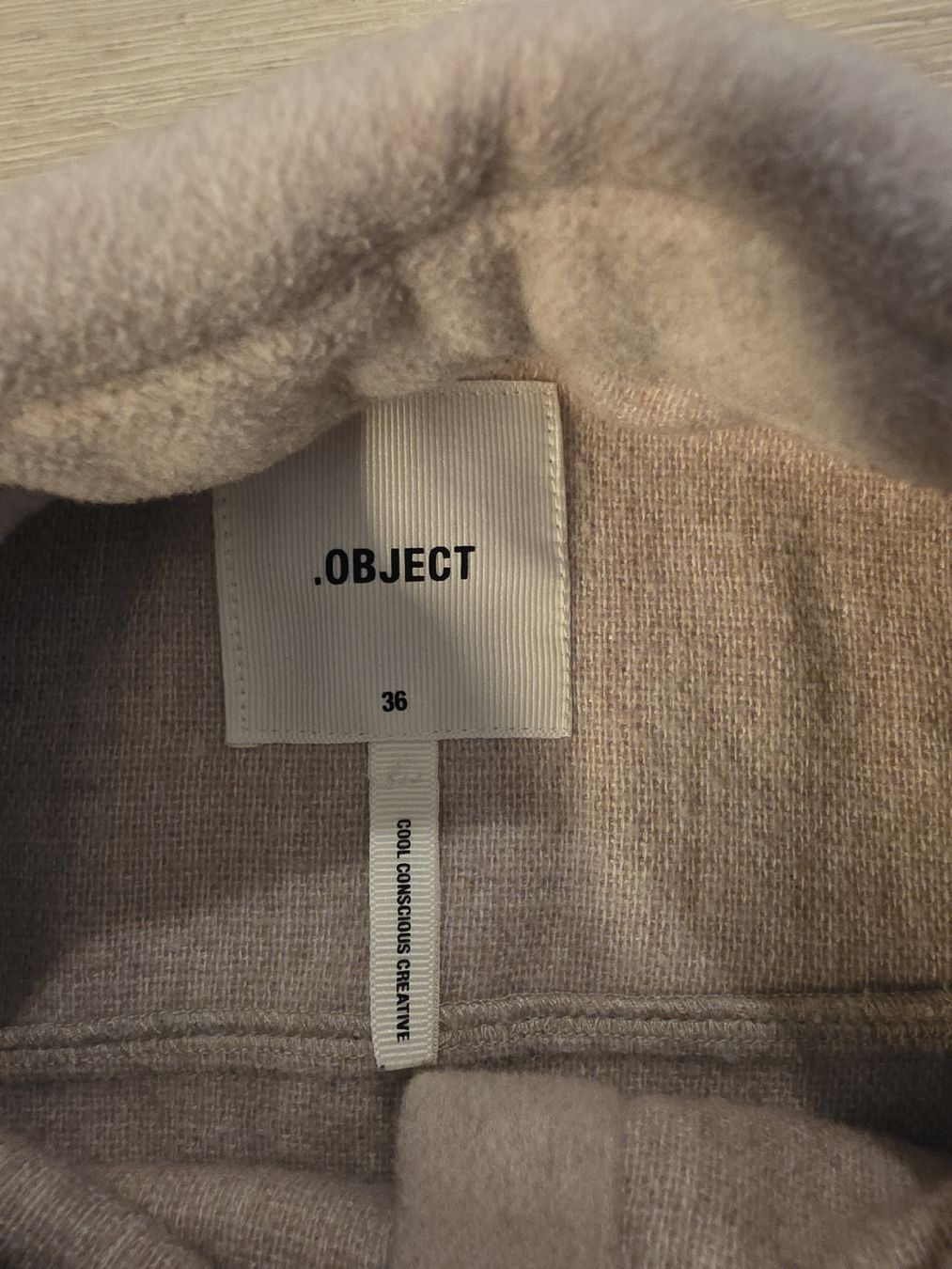 Jacken: OBJECT Hemdjacke beige Grösse 36  – Gebraucht aus Wigoltingen von Zuckerfee84 3