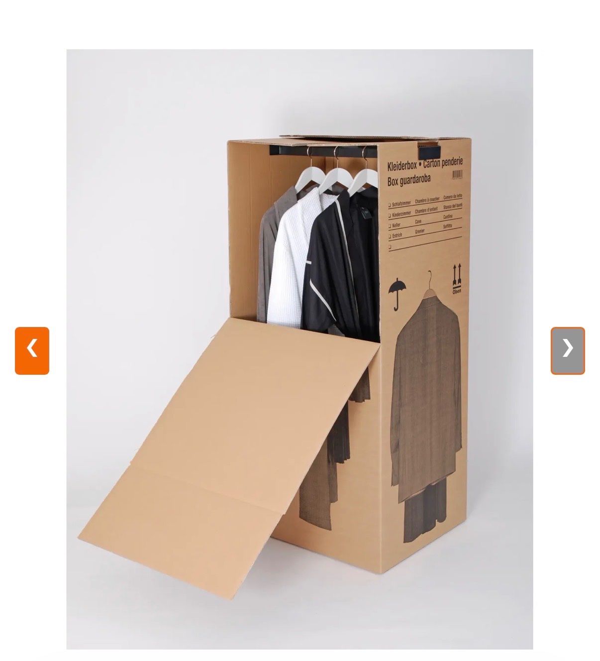 Cartoni: Kleiderbox mit Stange – Nuovo e nell'imballaggio originale da Eich venduto da stego18