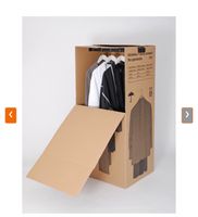Kleiderbox mit Stange