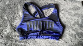 Puma Sport BH Blau Schwarz Gr. S/36 Dry Cell Top Sommer Spor