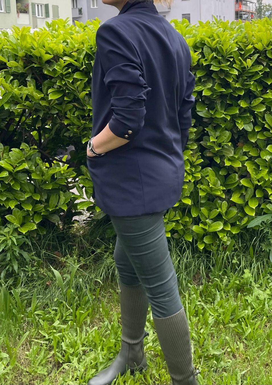 Giacche: Chic e elegante Blazer-colore blue scuro-M/L-autunno – Nuovo (secondo la descrizione) da Gordevio venduto da LanaZimm 4