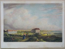 Norderney / ostfriesische Insel (II) - Stahlstich, um 1850