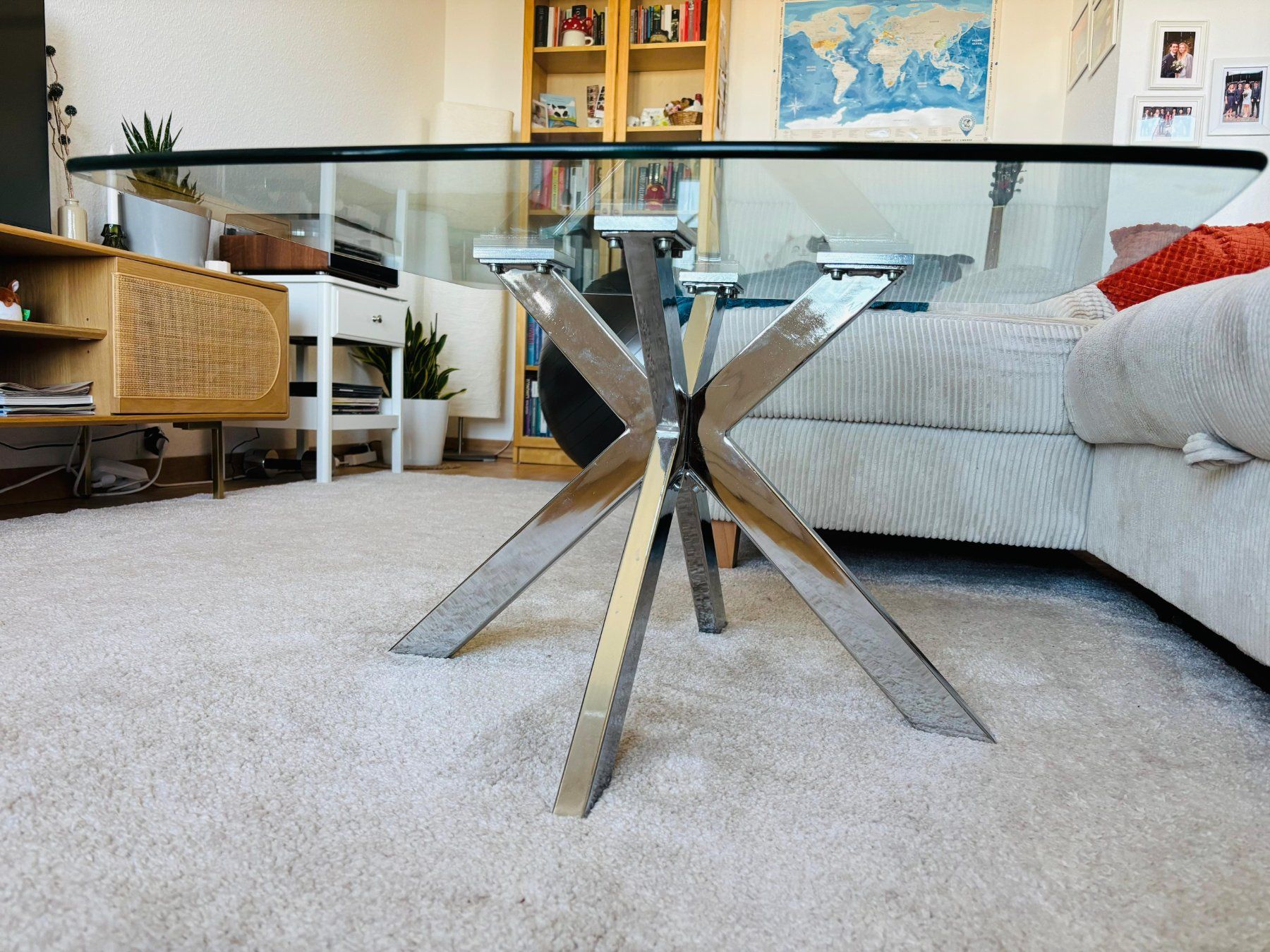 Tavoli: Table en verre et métal – Nuovo (secondo la descrizione) da Genève venduto da ele_b7wq 4