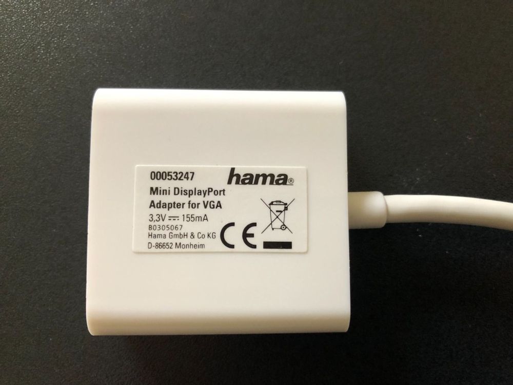 Lecteurs & Adaptateurs: Mini Display Port / Adapter für VGA – Neuf (Voir description) à Romanshorn par nordicfitness 1