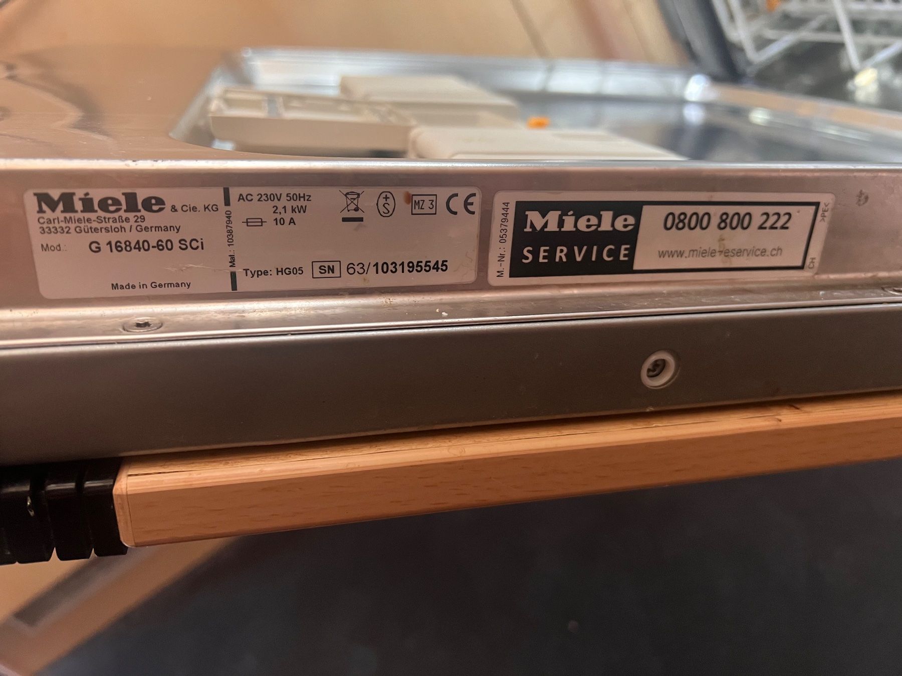 Lavastoviglie: Geschirrspühlmaschine Miele – Usato da Lengnau BE venduto da Trueffeler 3