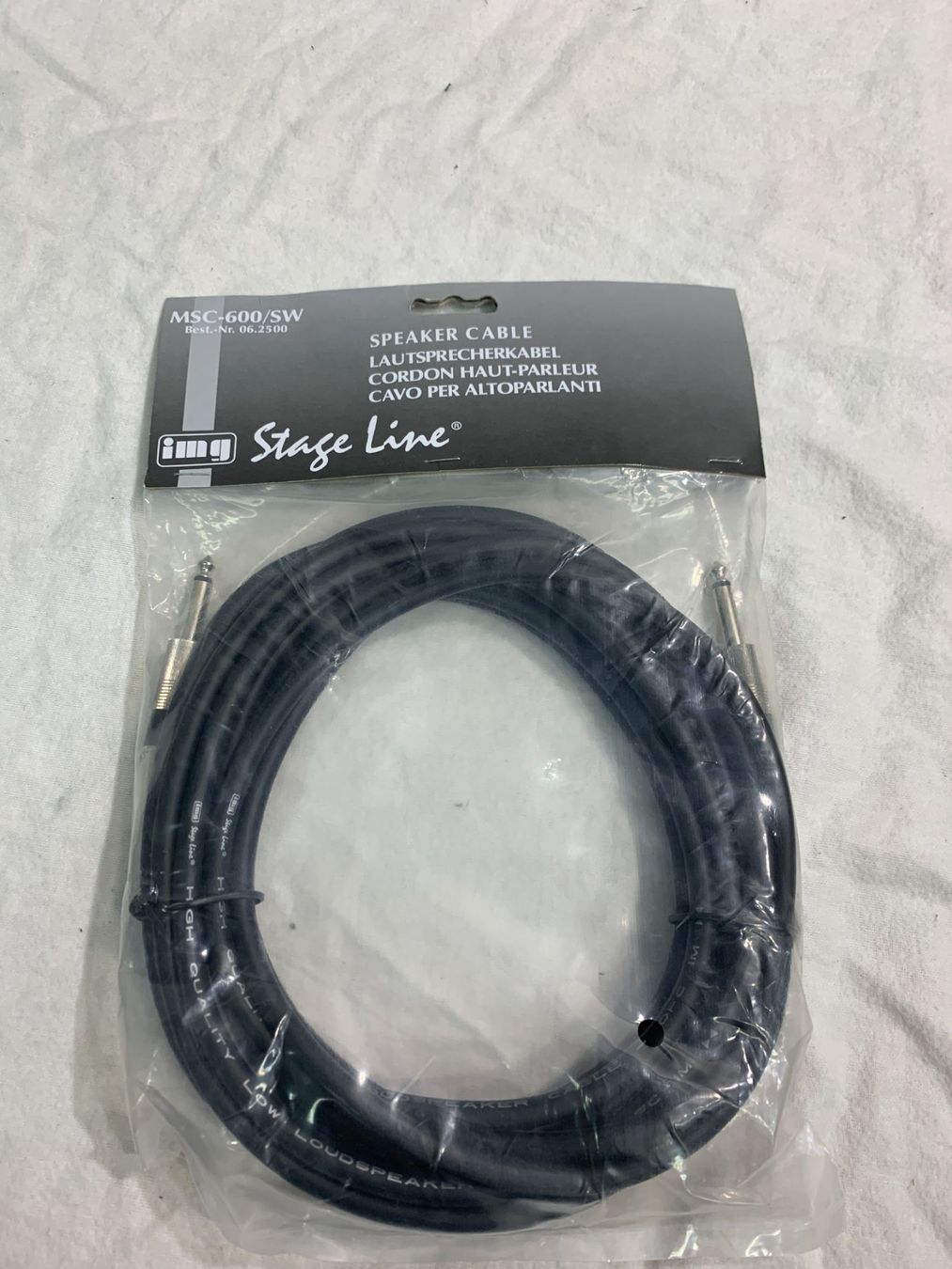 Cavi: Klinken Kabel 6m Monacor (s720) – Nuovo e nell'imballaggio originale da Däniken SO venduto da Profog1 1