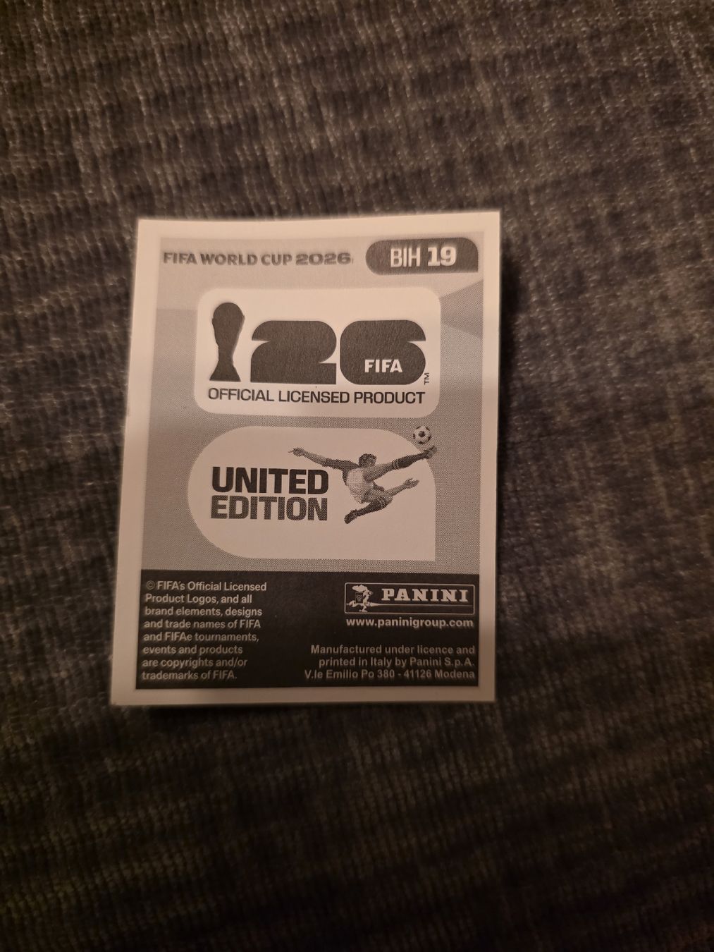 Panini Carte collezionabili: Panini WM 2026 BIH 19 Bazdar – Nuovo (secondo la descrizione) da Romanshorn venduto da leeh78 1