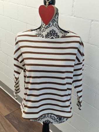 Baumwoll Langarmshirt Marc O'Polo gestreift Gr S top Zustand