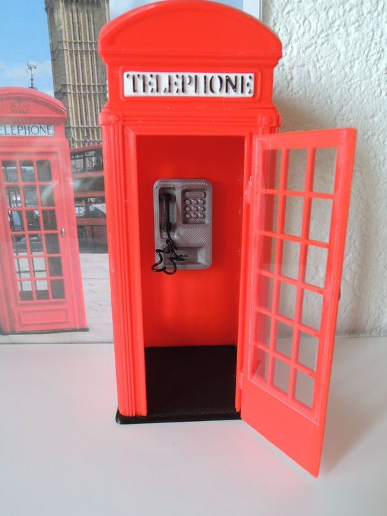 Modelleisenbahnen: englische Telefonkabine – Neu (gemäss Beschreibung) aus Uznach von Othmar52 2