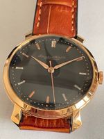 I W C - BIG SIZE - 18 K PINK GOLD BLACK DIAL von 1958