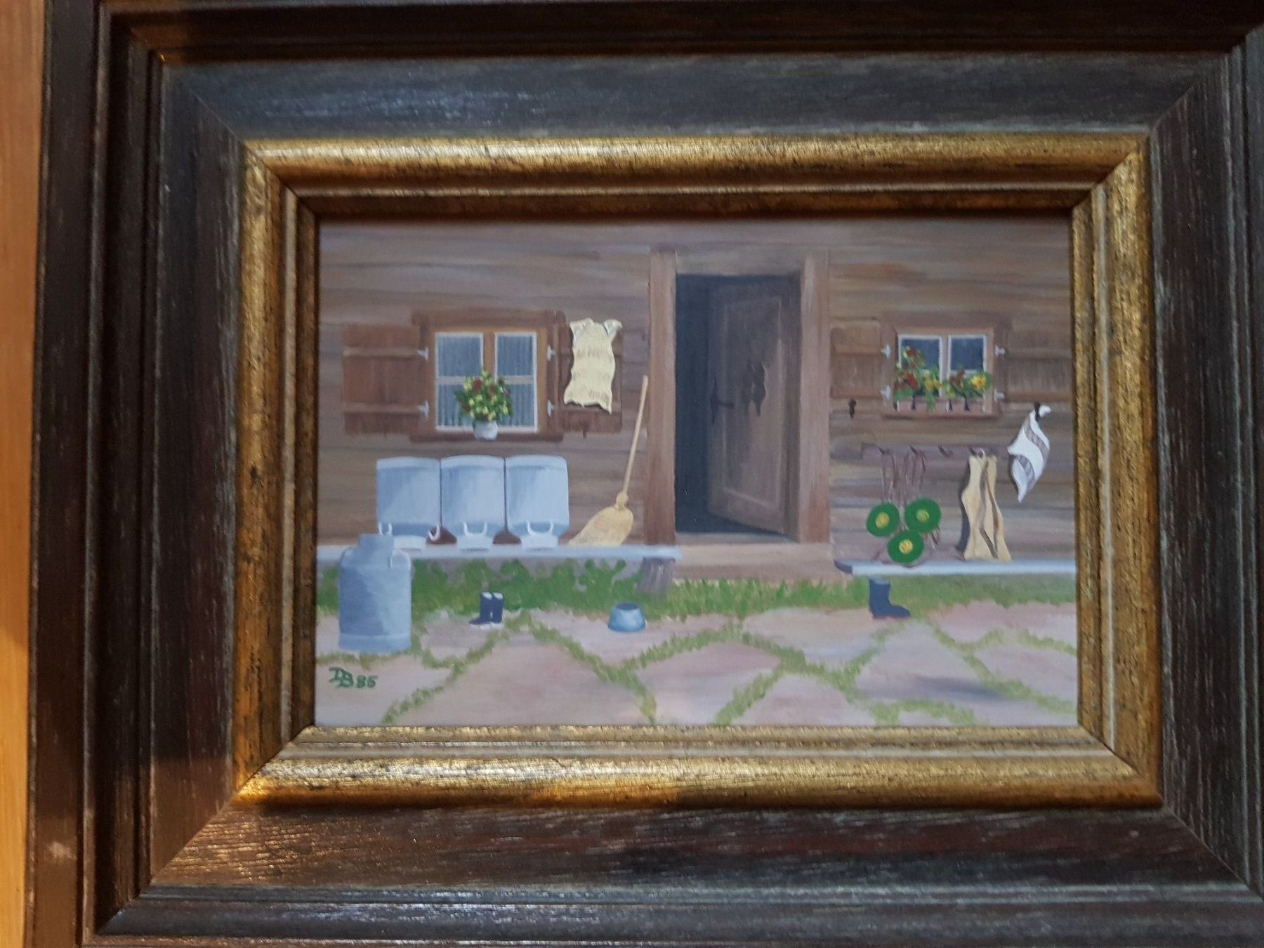 Gemälde: Gemälde Bild von Denise Bernhardt 1985 Bim Senn – Gebraucht aus Walterswil BE von Lonitti 5