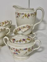 Vintage Teeservice KPM Royal Ivory mit Blumenmuster NEU