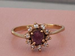antiker Vergoldeter Ring
