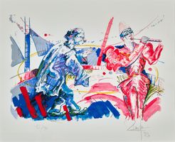 Knie Rolf "Capricio musicale" Original handsig. Lithografie