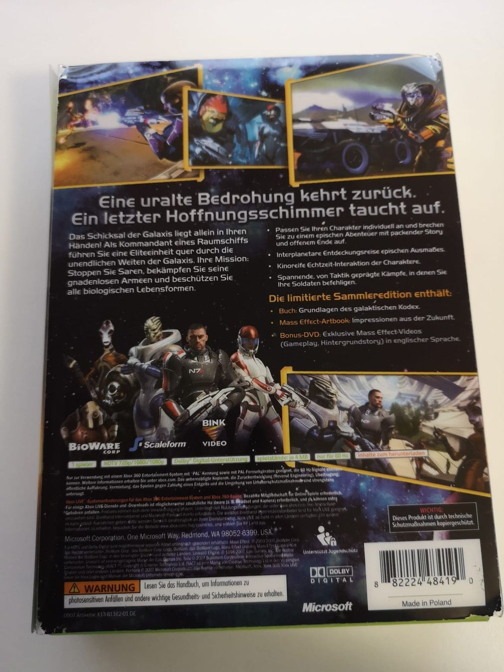 Giochi: Mass Effect (Limitierte Sammleredition) XBOX 360 – Usato da Herisau venduto da Seyashop1 1