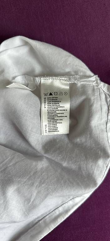 Camicette, T-shirt & Top: Bluse weiss 128cm – Usato da Merlischachen venduto da tsb-2025 3