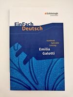 Emilia Galotti Gotthold Ephraim Lessing EinFach Deutsch