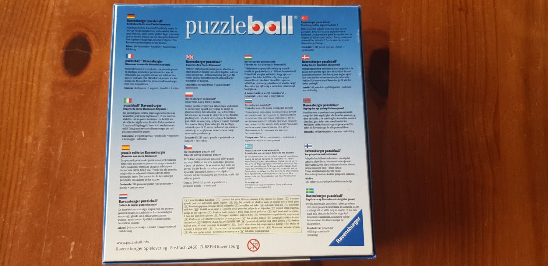 Ravensburger Puzzles: Puzzle Ball 240 Teile – Gebraucht aus Maienfeld von Faentli1 1