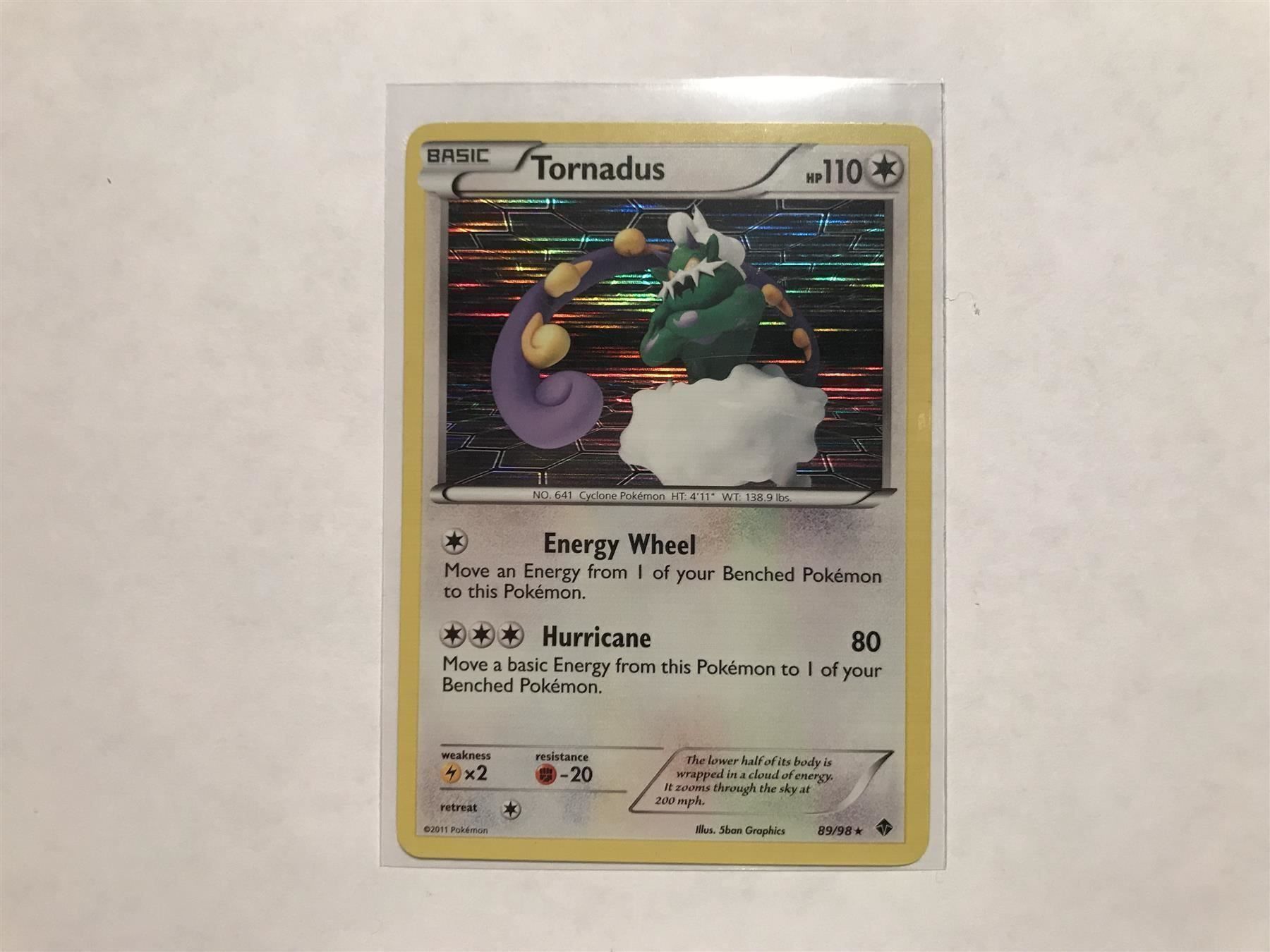 Pokémon Carte collezionabili: Tornadus holo – Usato da Hagendorn venduto da Pokecollectorch