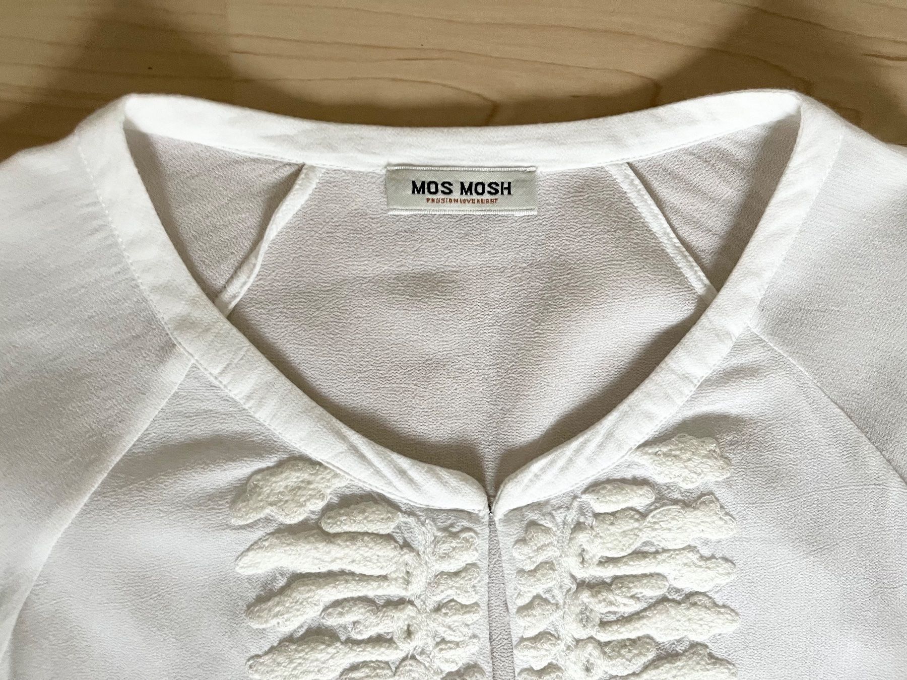 Tuniche: Mos Mosh: Bluse, weit geschnitten, creme, M – Usato da Luzern venduto da ellitussi 2