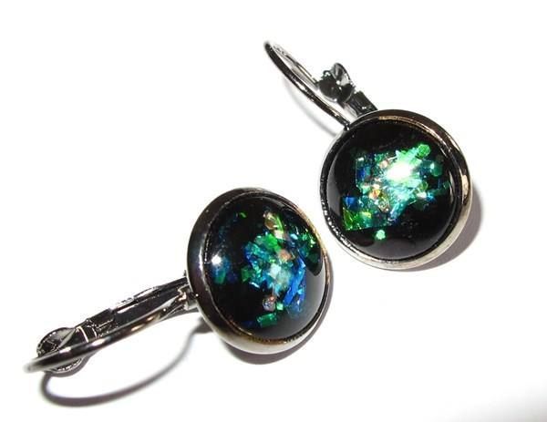 Orecchini pendenti & Orecchini a lobo: Uhrknall`s Dichroic Ohrringe handmade – Nuovo (secondo la descrizione) da Schwanden GL venduto da UHRKNALL 2