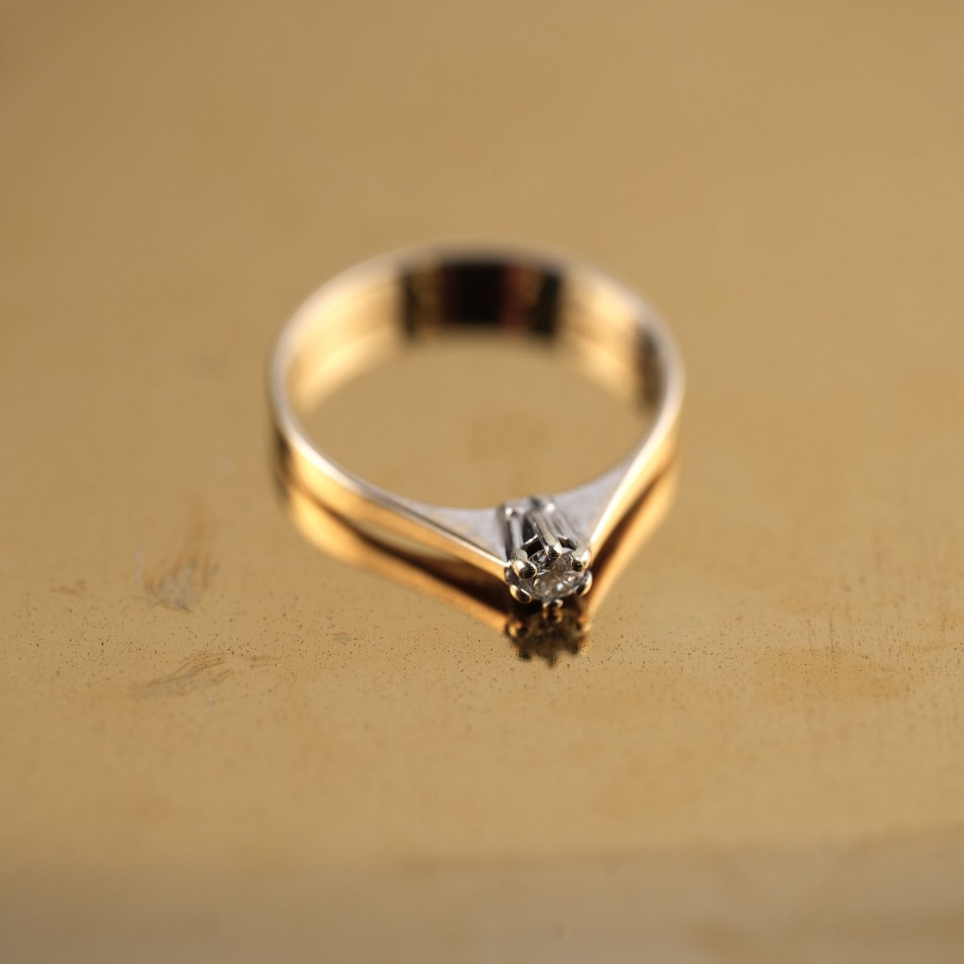 Anelli: Solitärring 18K Weissgold mit Diamant – Usato da Basel venduto da Vip24 3