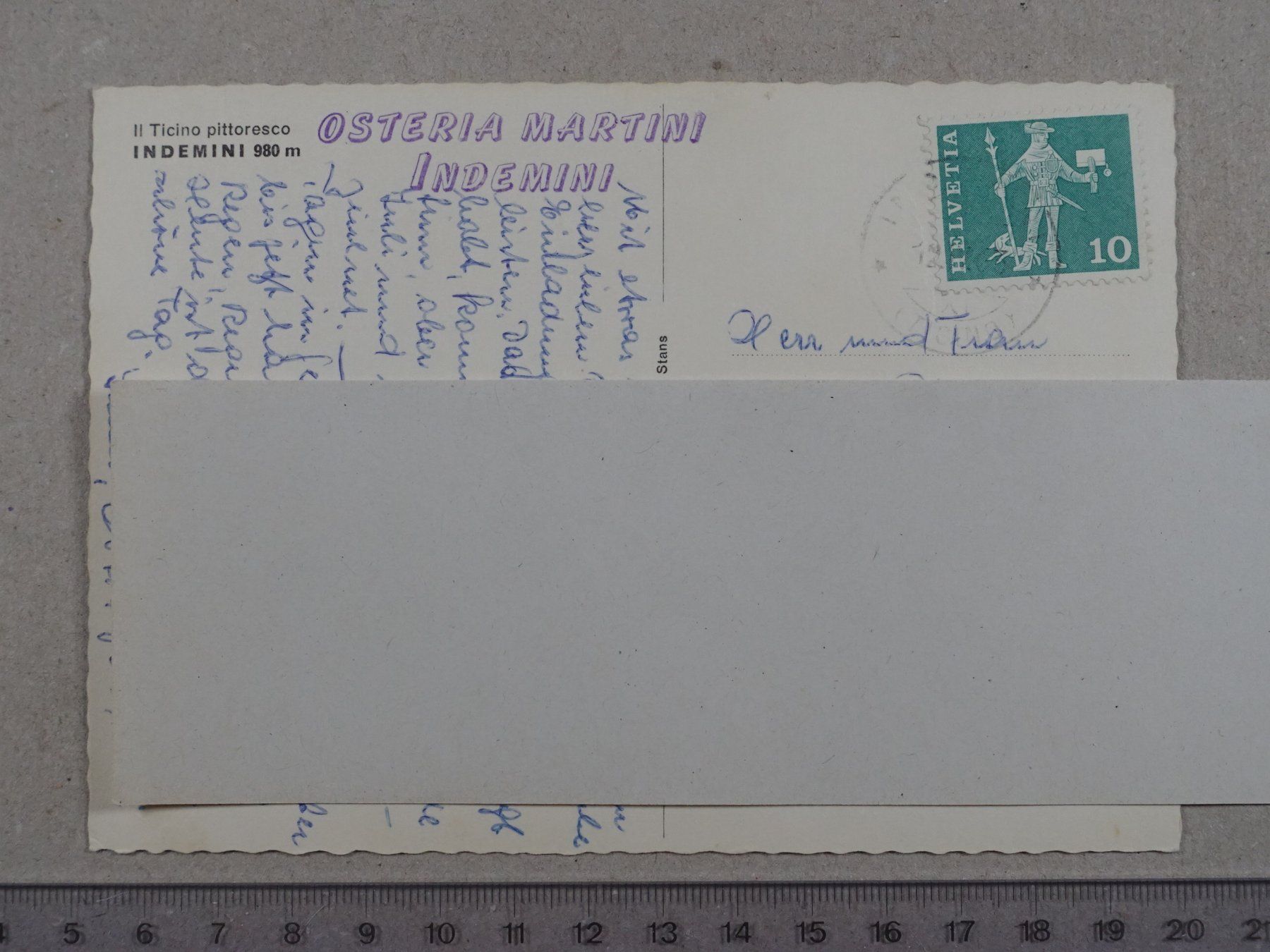 Cartes postales: Indemini – D'occasion à Lenzburg par fh1 1