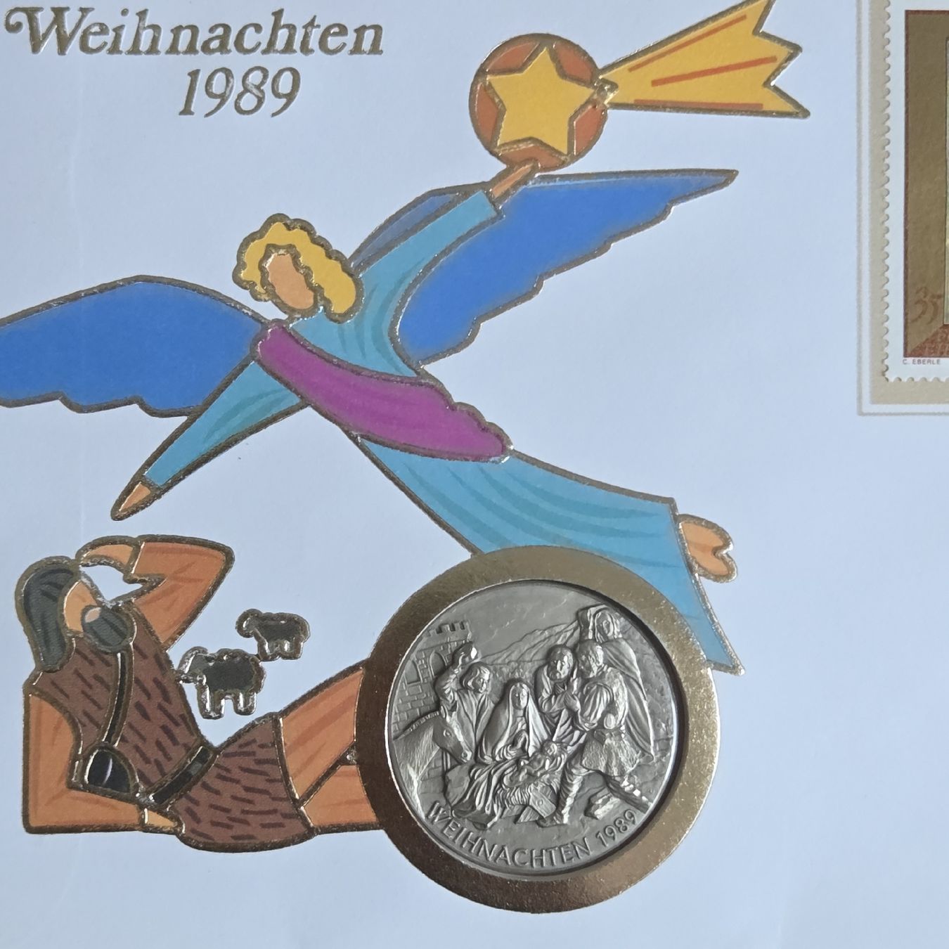 Medaillen: Silbermedaille Weihnachten 1989 – Gebraucht aus Stans von Ducati16 5
