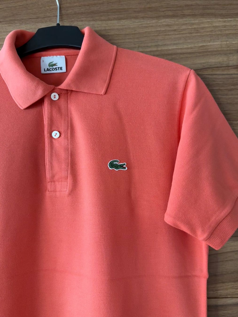 Lacoste Magliette Polo: Lacoste Polo Farbe Lachs Gr. 3 = S – Usato da Wabern venduto da fengshui63 3