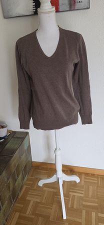 Damen Pullover Adagio Seide Kaschmir braun Grösse 38
