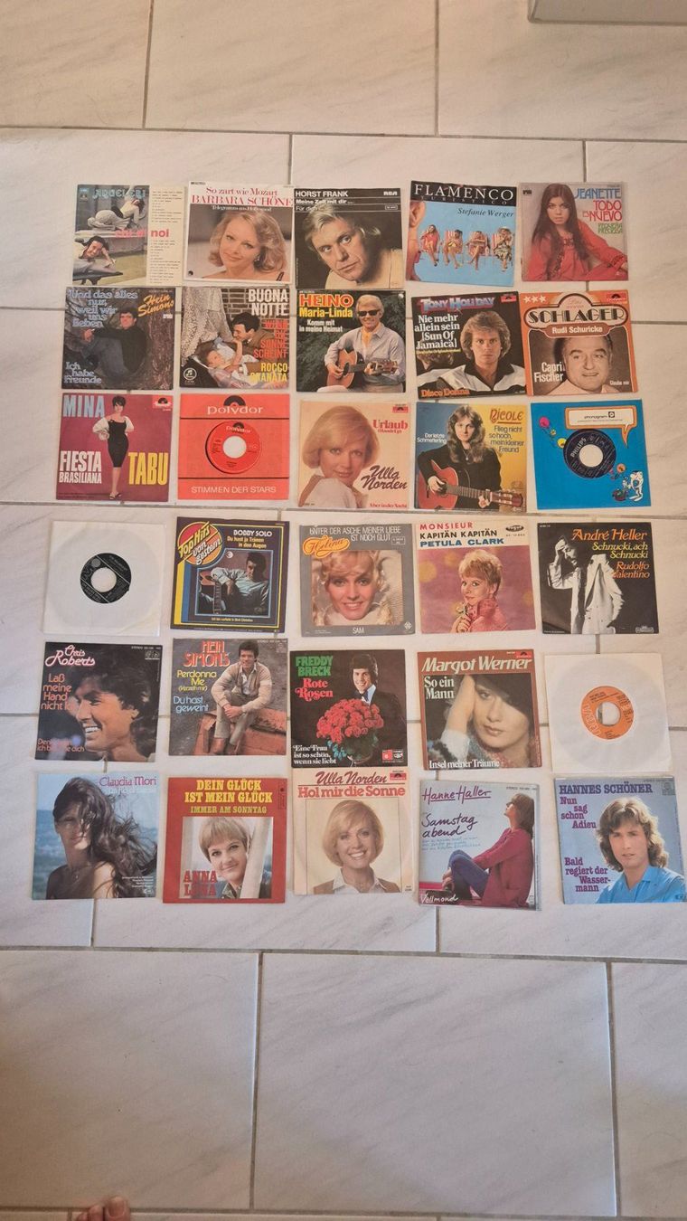 Schallplatten: Singles Sammlung Deutsche Schlager – Gebraucht aus Arni AG von kur_jc7g