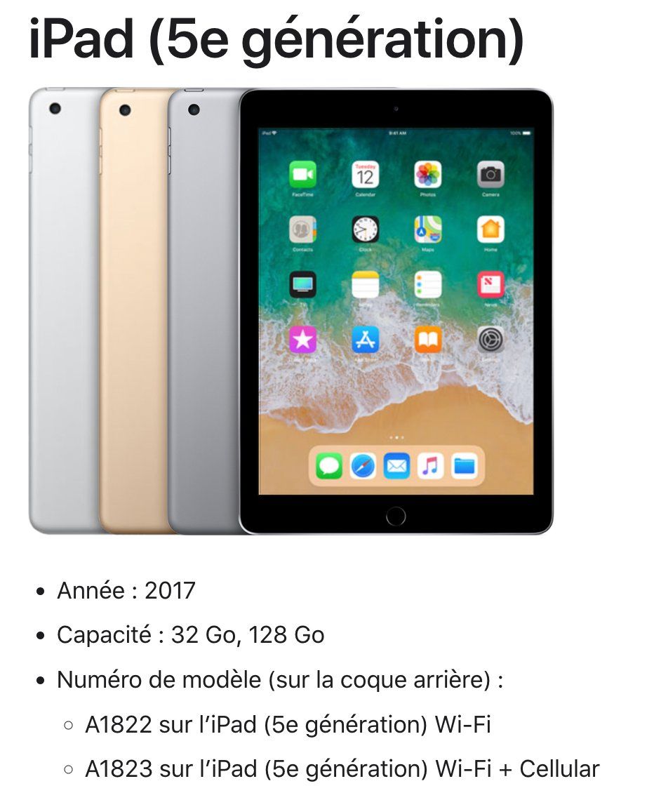 RC Kits de montage: Chassis Complete iPad 5 (A1822) Chassis + Silver Battery 89% – D'occasion à Morges par DA-repa 1