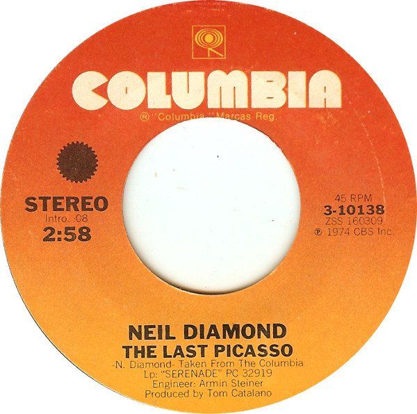 Dischi in vinile: Diamond Neil: The Last Picasso 7" – Usato da Steinhausen venduto da Vilivinili