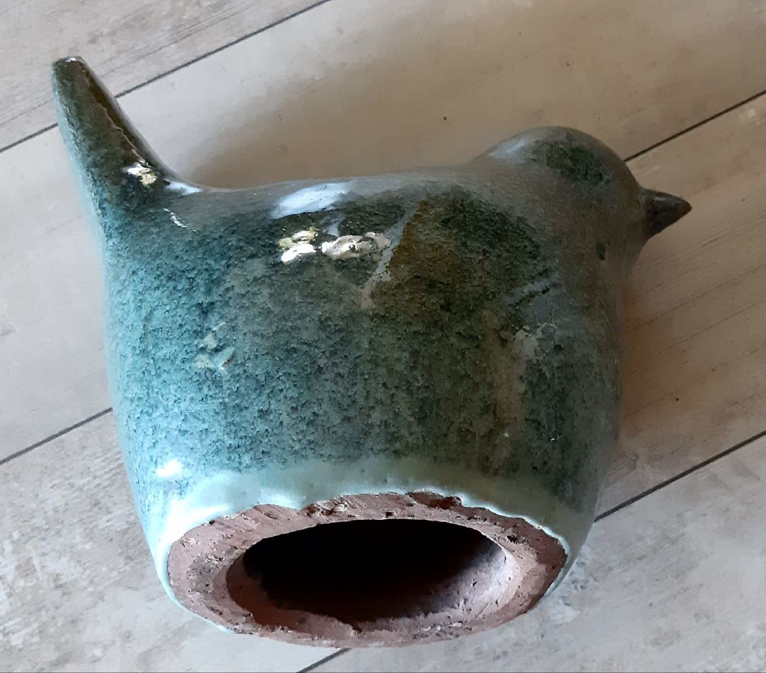 Skulpturen & Statuen: Grosser Keramik Vogel  -  Einzelstück  -  handgemacht – Neu (gemäss Beschreibung) aus Tagelswangen von BrigittaC01 7