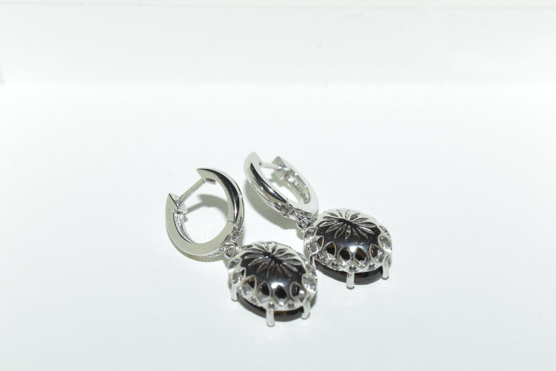 Orecchini pendenti & Orecchini a lobo: Silber Ohrringe mit Rauchquarz, Neu – Nuovo e nell'imballaggio originale da Laufen venduto da flowerfan 3