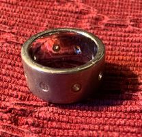 Silberring matt mit Zirkonia