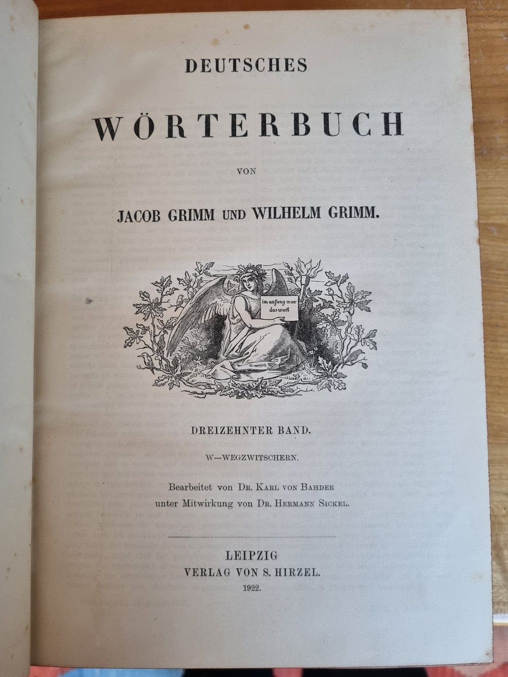 Libri: Originalausgabe Grimms Wörterbuch, 19 Bänder – Usato da Bern venduto da serainaviola 1