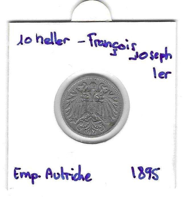 Alle Münzen: 10 heller - François Joseph Ier 1895 – Gebraucht aus Tavannes von Zitume 1