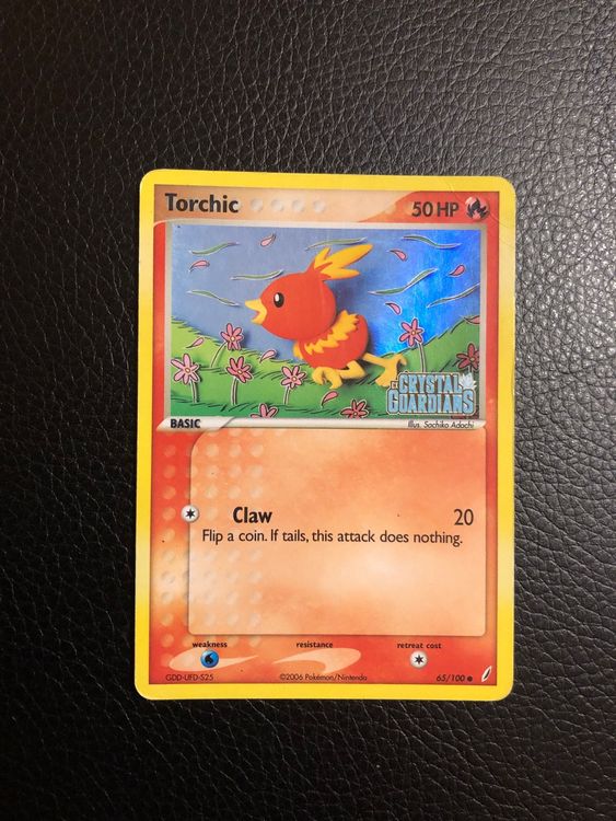 Ex Crystal Guardians Torchic Holo Stamped 65/100 Ab 1 (Gebraucht) in ...