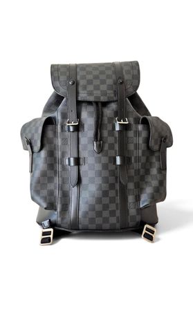 Rucksack Louis Vuitton Christopher Damier Graphite grau