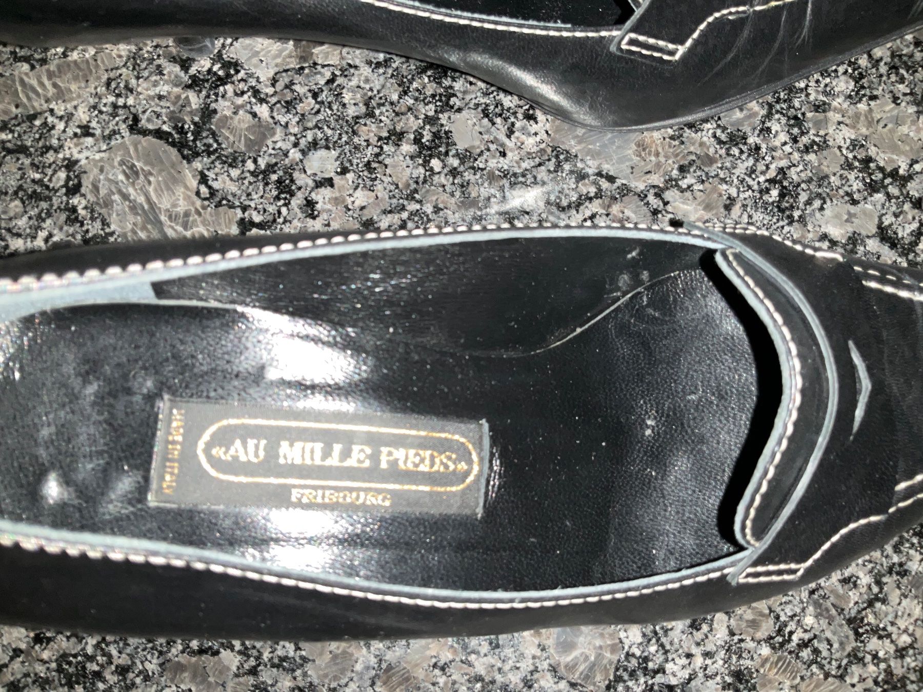 Scarpe da donna: Escarpins en cuir marine p.39 – Nuovo (secondo la descrizione) da Murten venduto da Louis1954 5