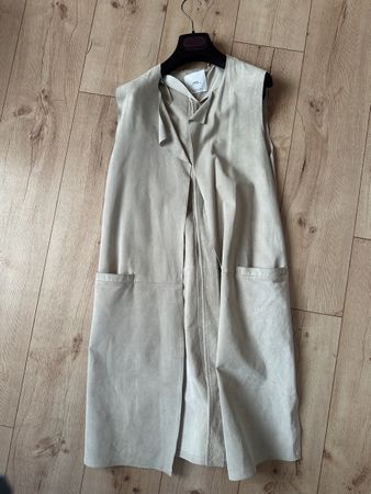 Mango Wildleder Weste, Beige, Grösse M, Top Zustand!